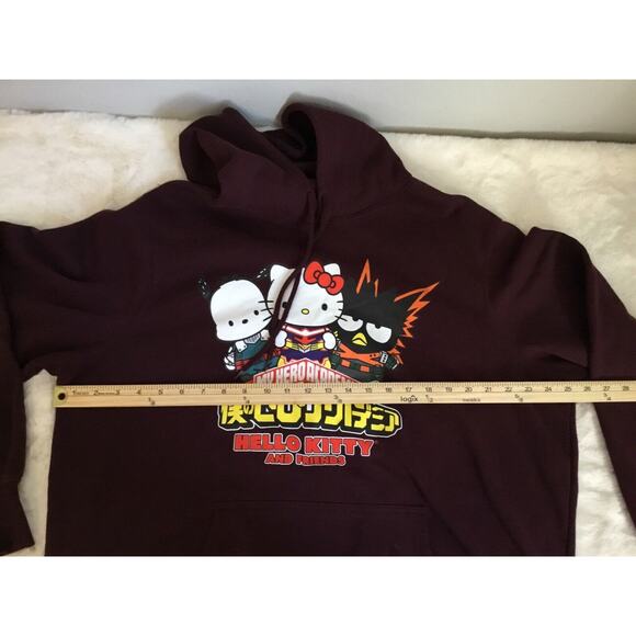 Comic My Hero Academia Hello Kitty Sweater Size Xl Cotton Polyester Y2K retro - Picture 6 of 8